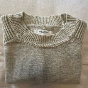 Isabel Marant Etoile Cotton/Wool Sweater 36 (XS) Split Hem